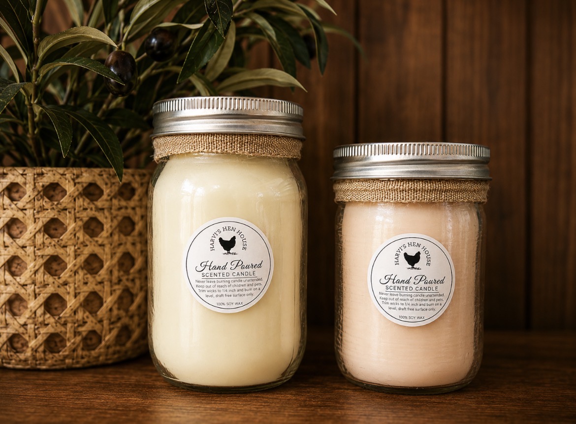 Mason Jar Candle 1