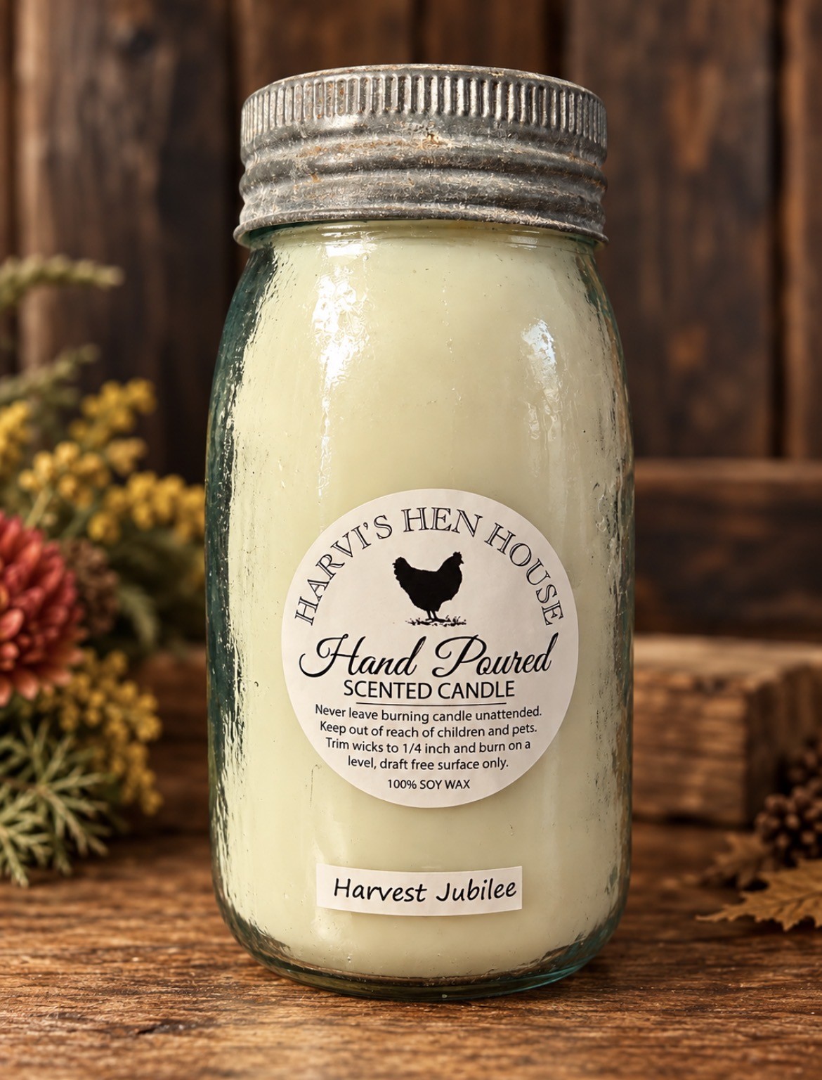 Vintage Quart sized Crown (Blue) - Harvest Jubilee